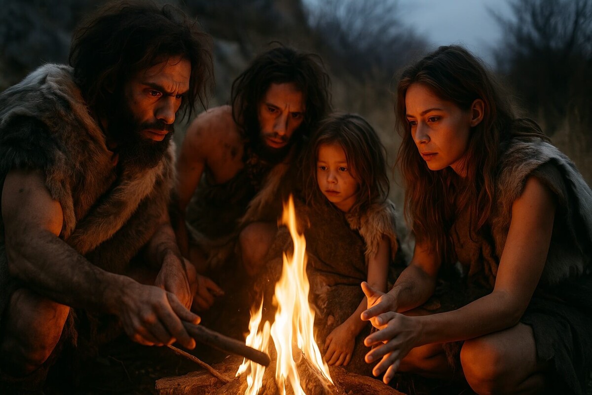    Древние люди использовали огонь не для того, чтобы еда была вкуснее