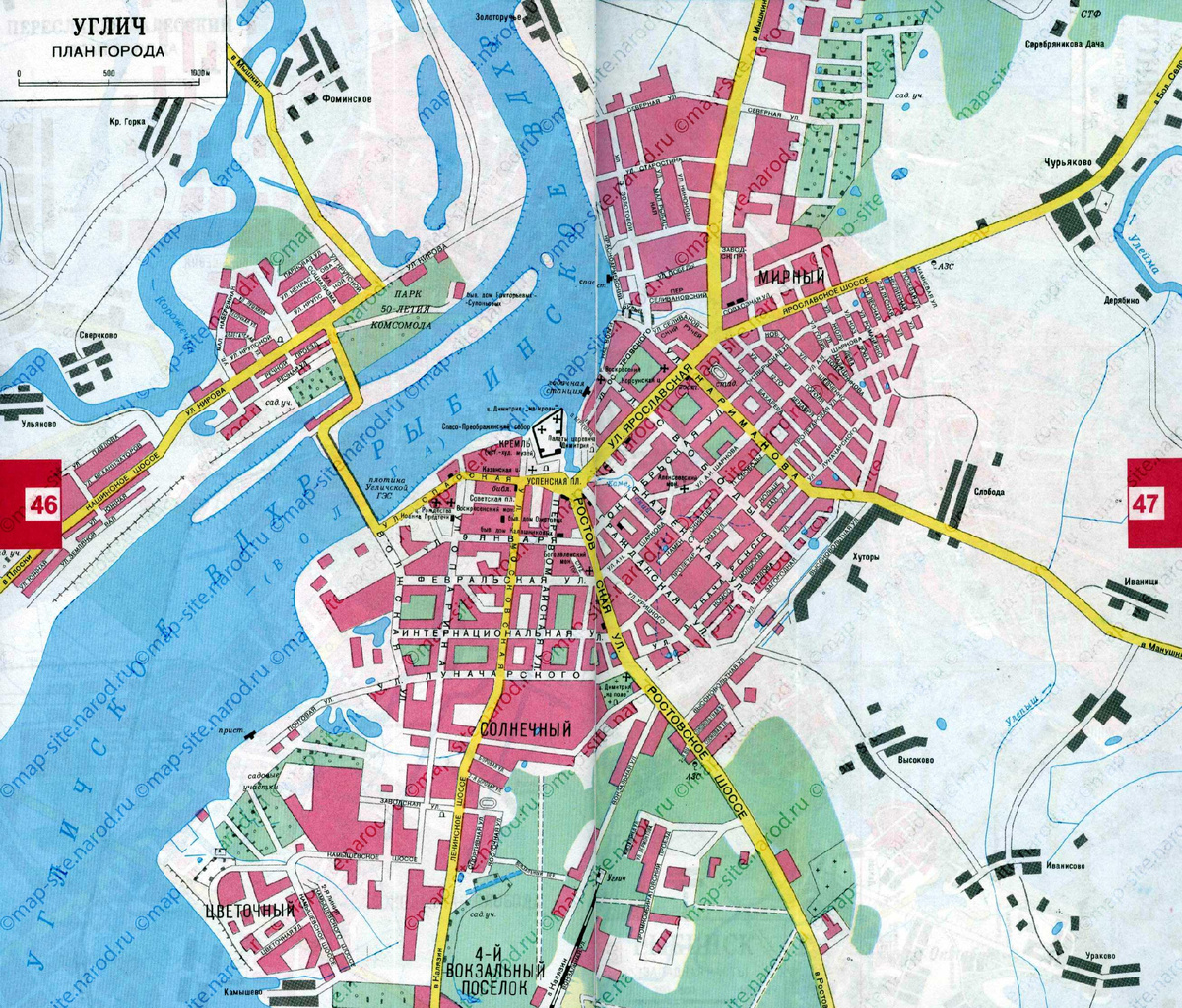 План города Углич. Фото из интернета.