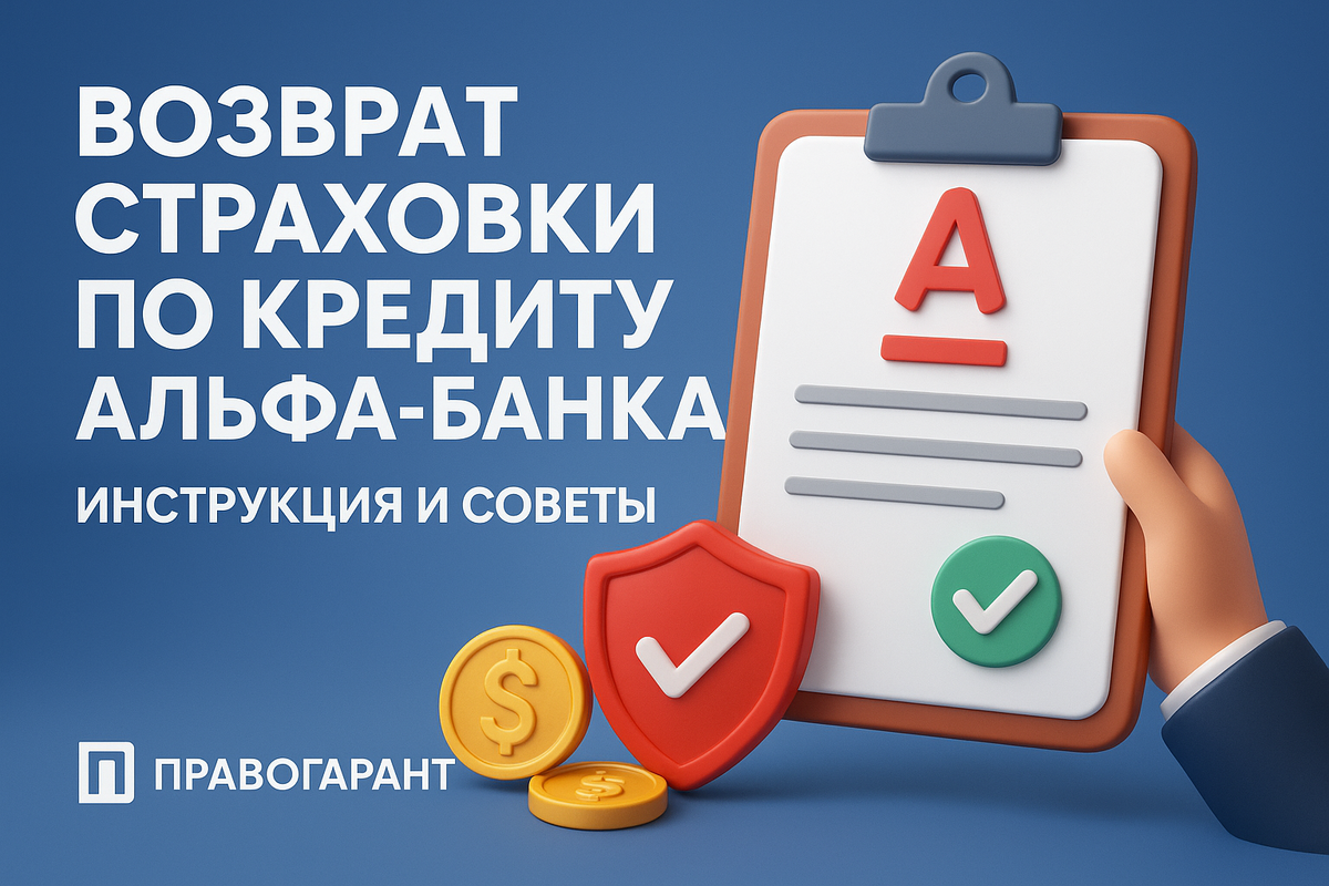 Возврат страховок по кредитам/автокредитам Альфа Банка