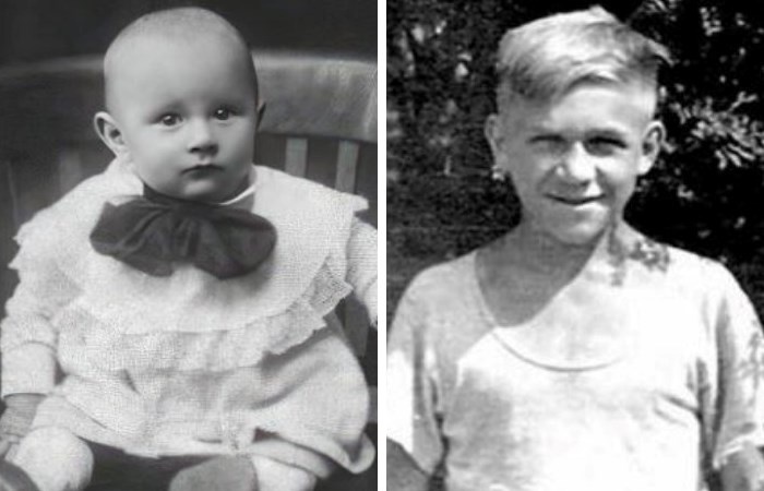 Лев Яшин в детстве