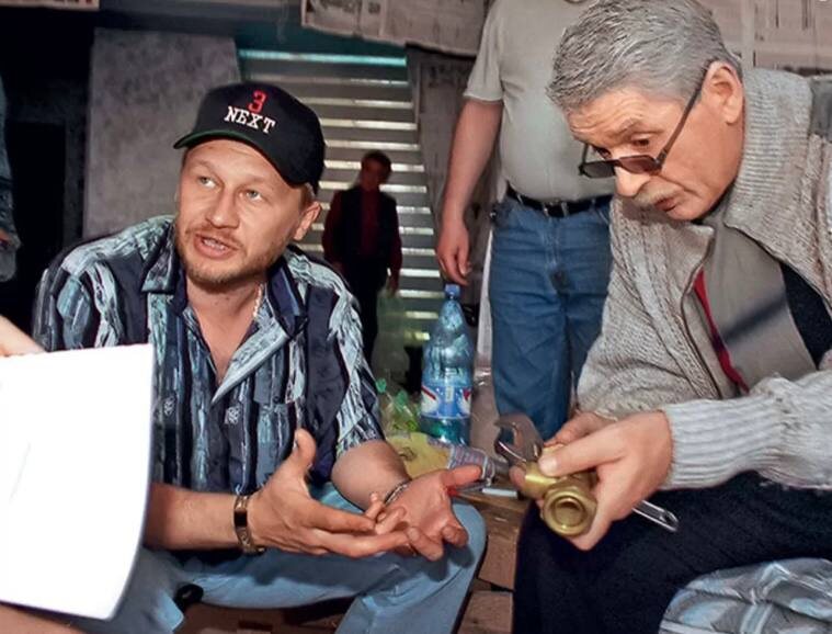 Олег Фомин на съемках «Next»