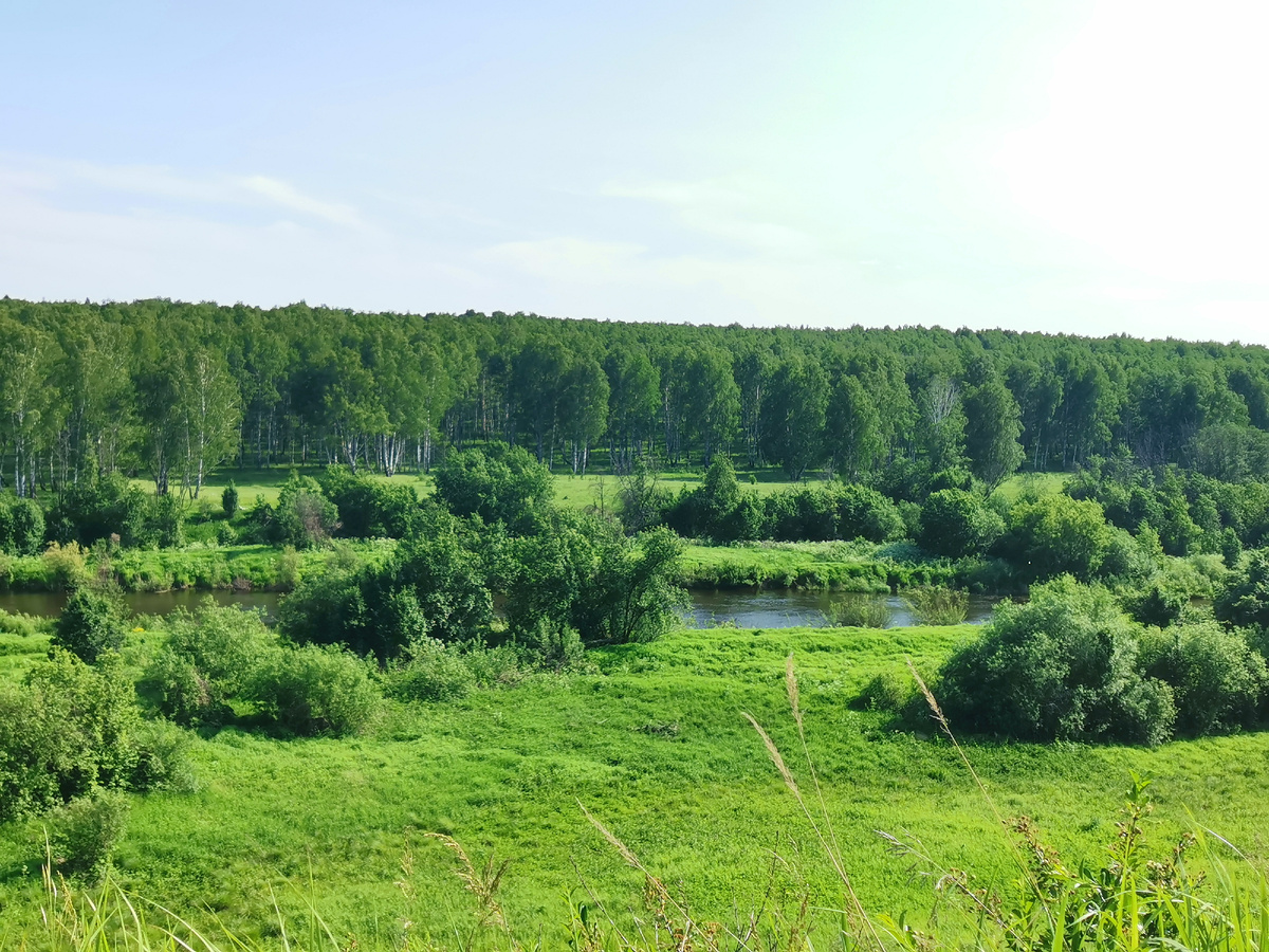 На фото река Исеть