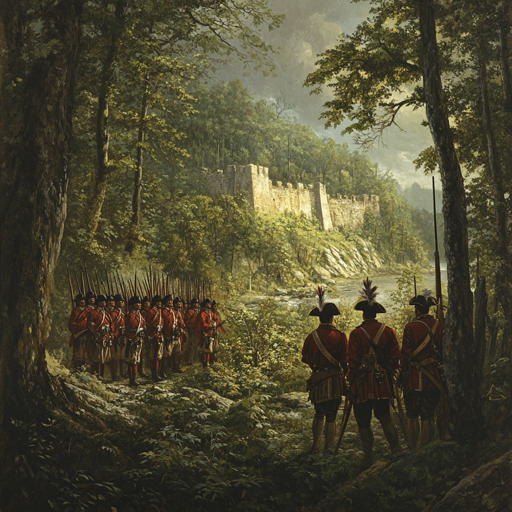 Доблестные британские колониальные войска с радостью осваивали земли, захваченные у французов.