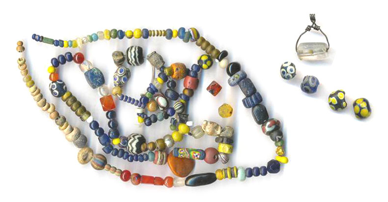 Бусины и бисер,найденные в Старой Ладоге