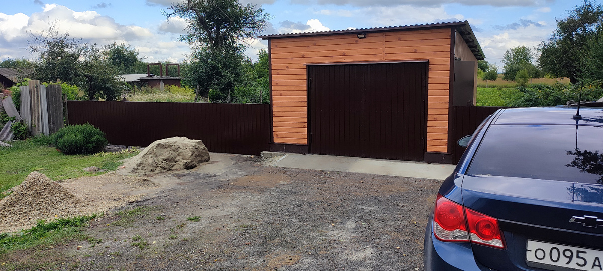 Каркасный гараж
