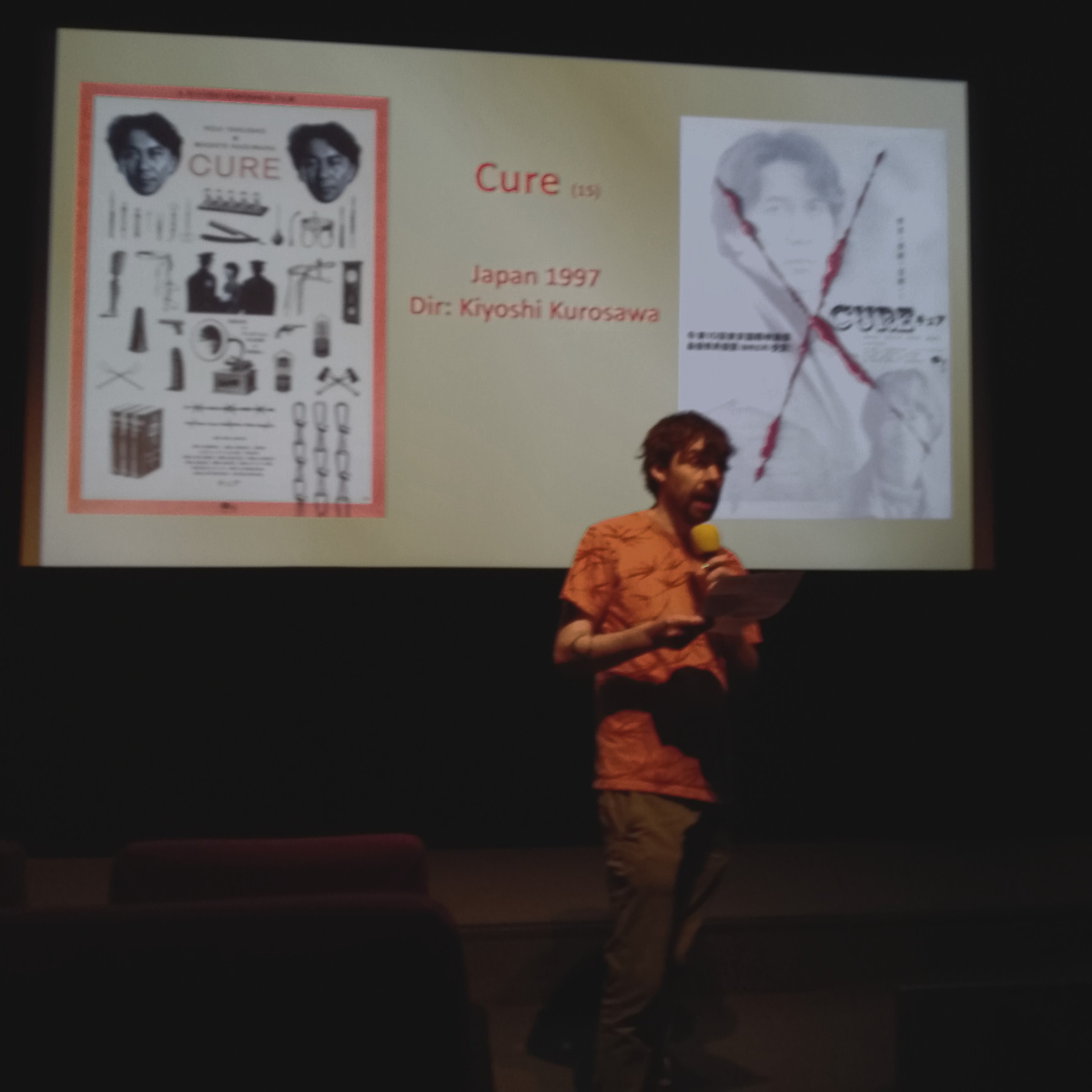 Показ «Исцеления» Киеси Куросавы. Вступительное слово — куратор киноклуба Satori Screen Питер Манфорд, Derby QUAD, май 2025