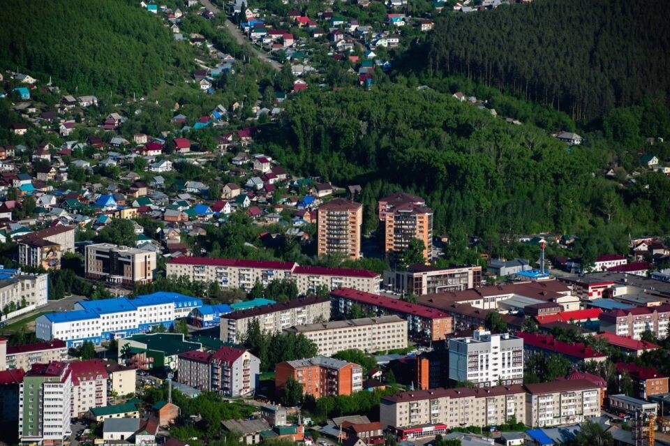    Горно-Алтайск с высоты птичьего полета. Источник: Администрация Горно-Алтайска