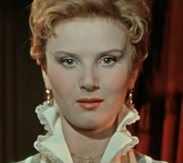 Раиса Максимова в роли Аглаи Епанчиной в фильме "Идиот", 1958 год