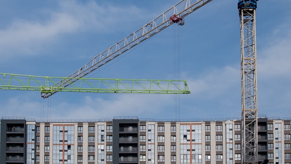    Новостройки на намыве Васильевского острова. Автор фото: Ермохин Сергей/"ДП"