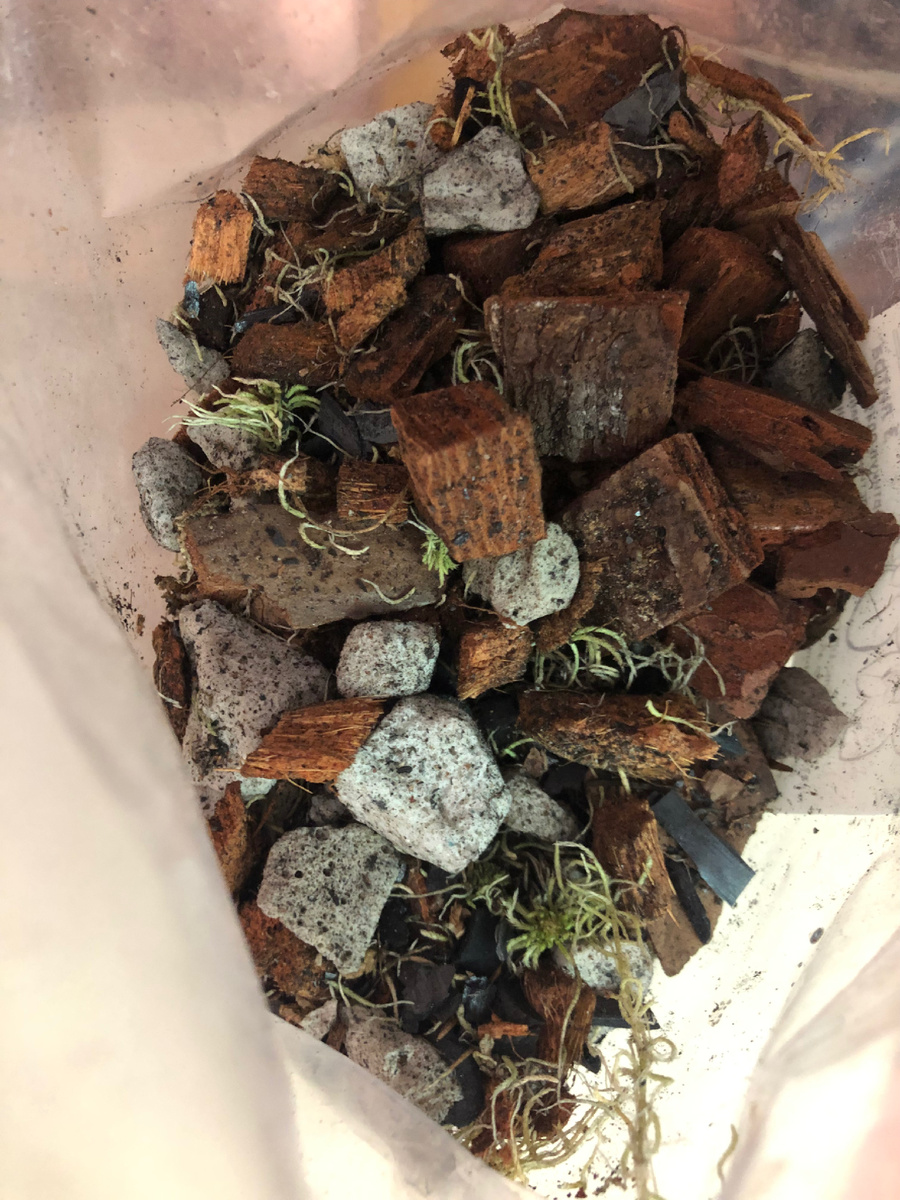 Фото уже смешанного грунта