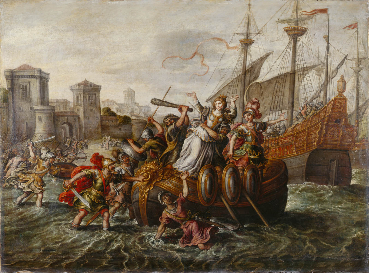 Хуан де ла Корте - "Похищение Елены". 17 век.