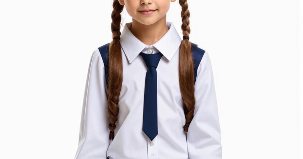 Учусь шить с нуля. Опыт работы с нейросетью для создания фасонов одежды, часть 2 – школьная форма для девочки