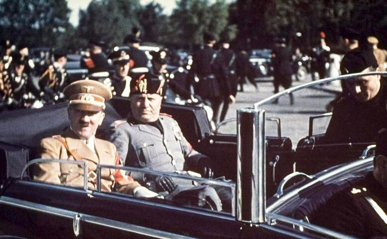 Гитлер и Муссолини