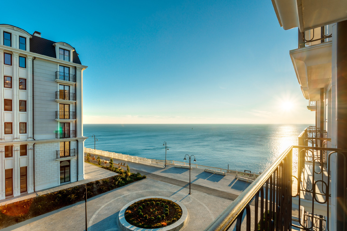 комплекс резиденций «Граф Толстой» вид на море