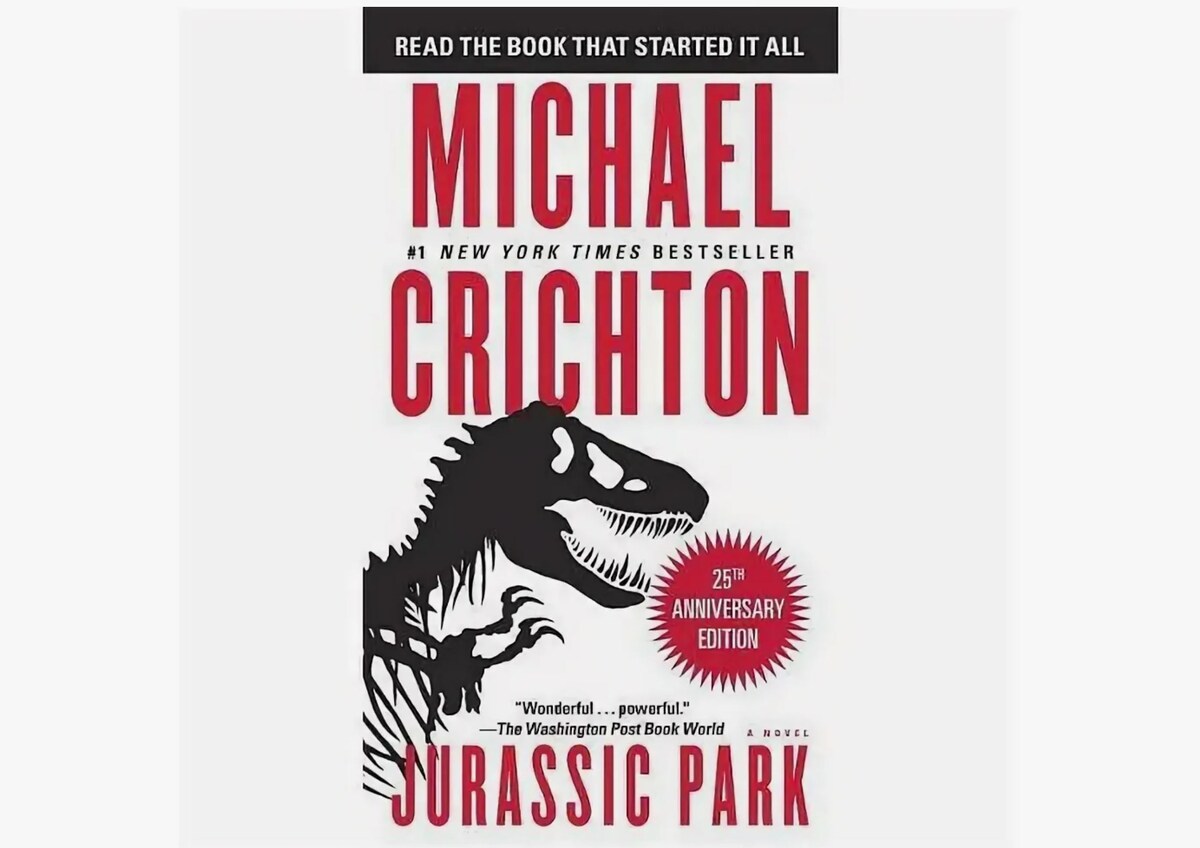 Обложка книги «Парк Юрского периода». Изображение из открытых источников в интернете.