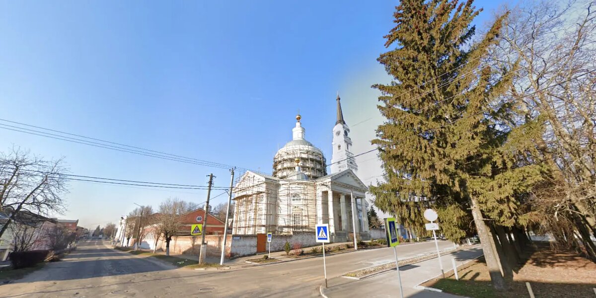    Успенский кафедральный собор в Рыльске. Фото: скриншот сервиса Google Maps, 2021 год.