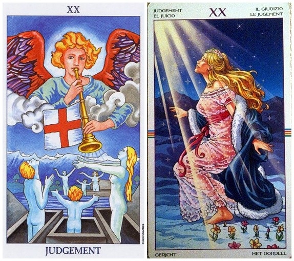 Страшный Суд (Таро А. Уэйта)                        Таро "Колесо года"