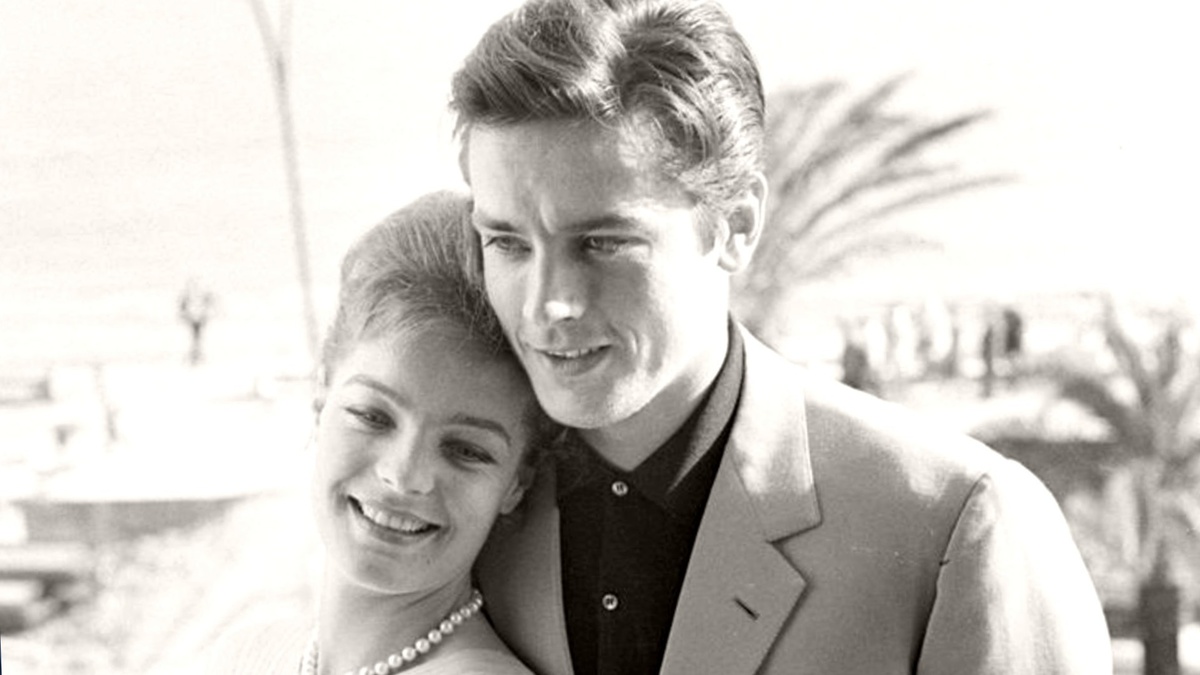 Роми Шнайдер и Ален Делон