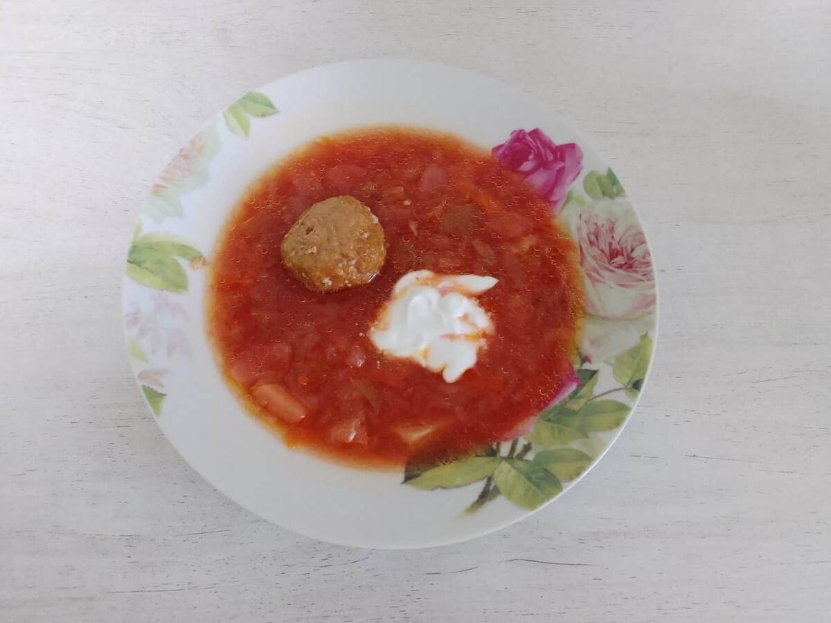 Борщ домашний 