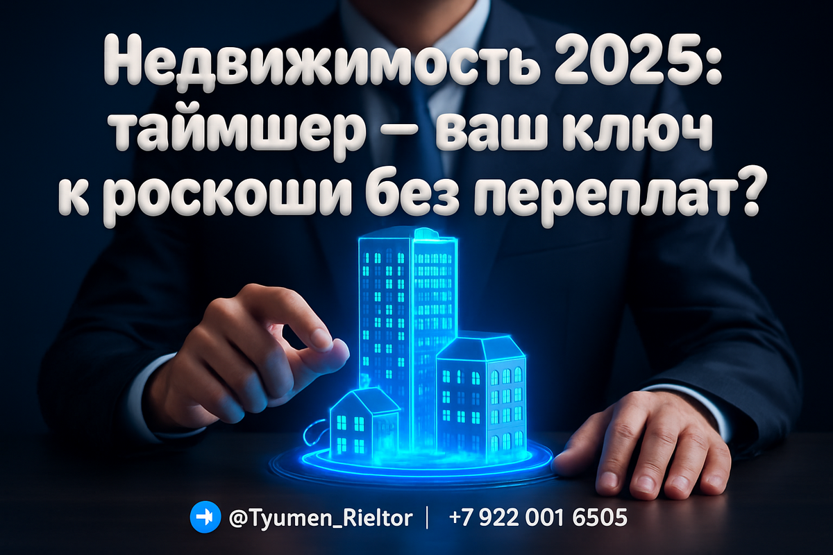    Недвижимость 2025: таймшер – ваш ключ к роскоши без переплат? Святослав Шакин