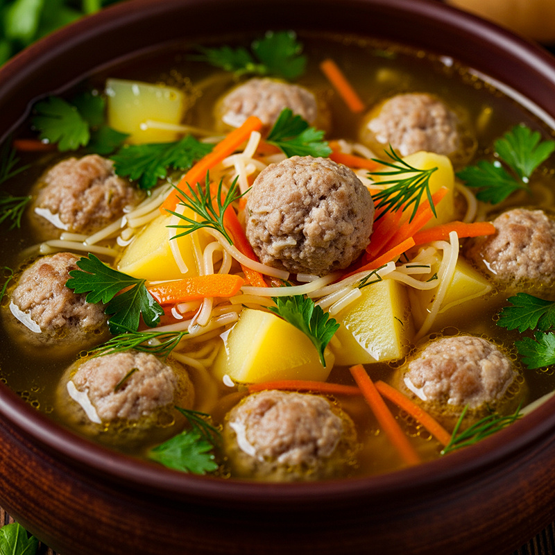 Суп с Фрикадельками