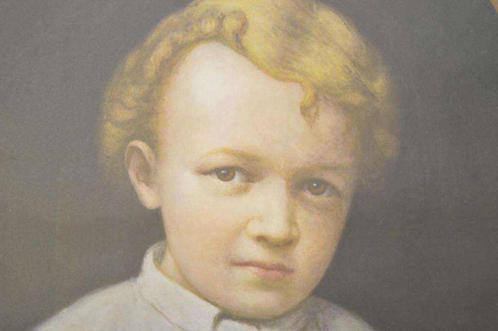 Володя Ульянов в возрасте четырех лет