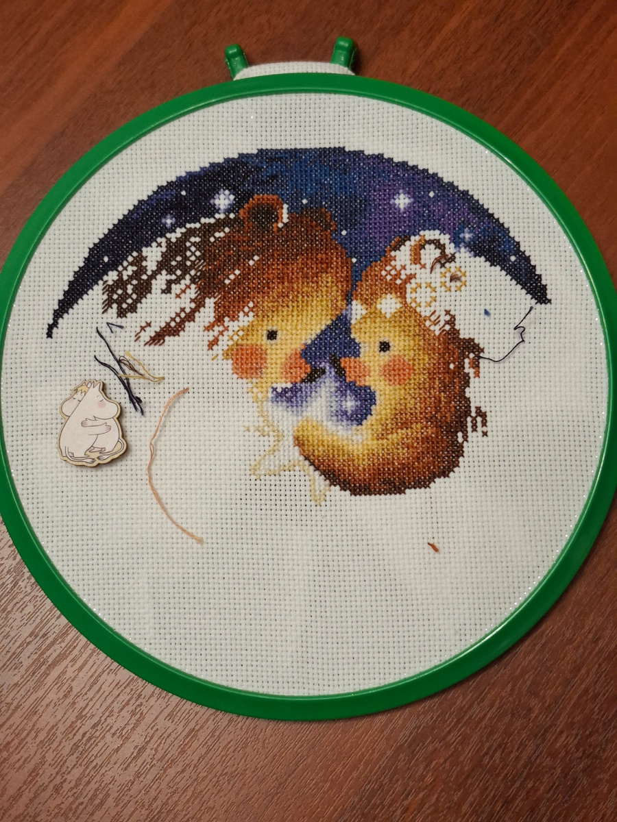 Визуально примерно треть работы