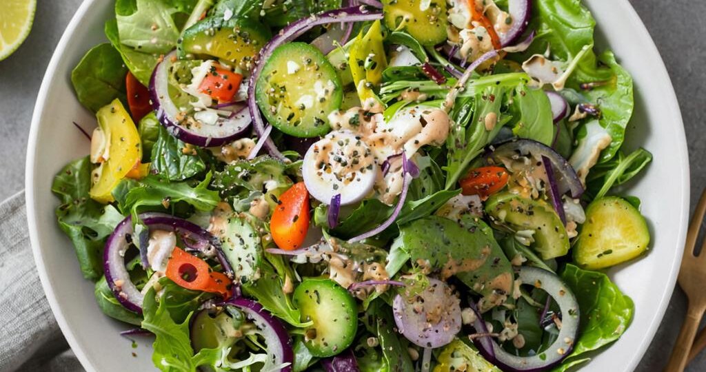 Легкость вкуса и цвета: простые и быстрые овощные салаты