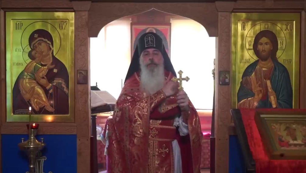    Кадр видео, телеграм-канал "Проповеди схиигумена Гавриила"