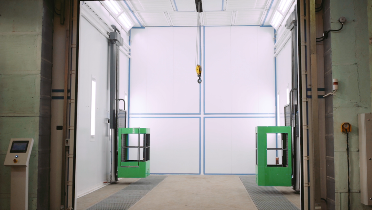 Окрасочно-сушильная камера для окраски кузовов дорожной техники в г. Смоленск