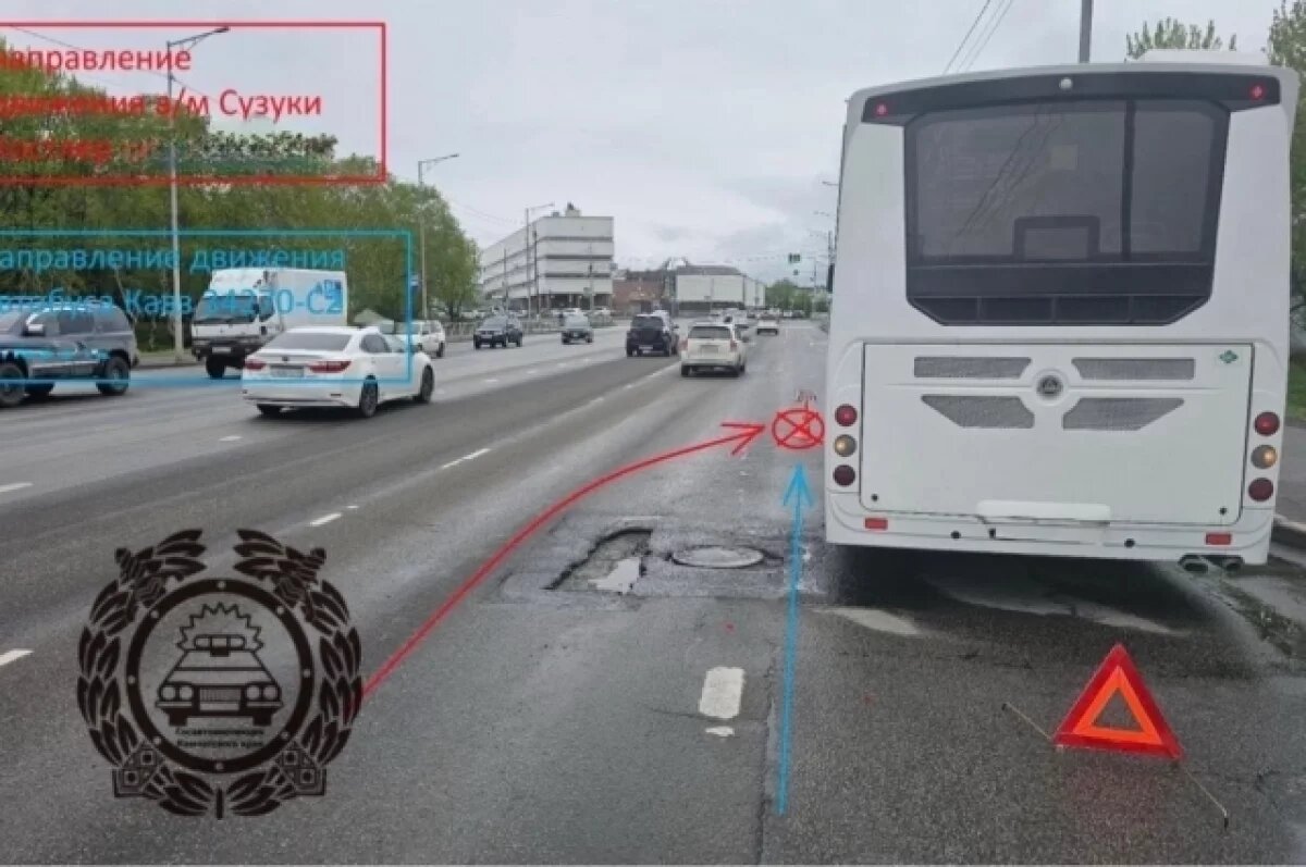    В ДТП с автобусом на Камчатке пострадали ребёнок и женщина