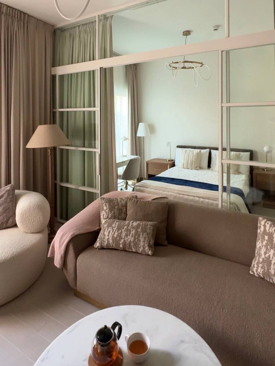 Меблировка квартиры в Dubai Hills для сдачи в аренду; проект Furni в Дубае