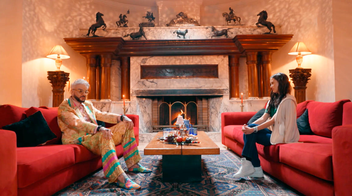 Кадр из шоу «Мастер игры» на ТНТ