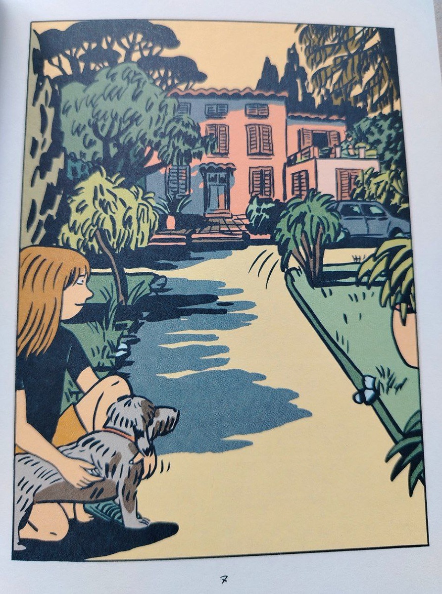 Мне очень нравится, как Элизабет Ольвиль работает с цветом, как передаёт жаркое марево в саду, томность пляжа, синеву курортных вечеров.