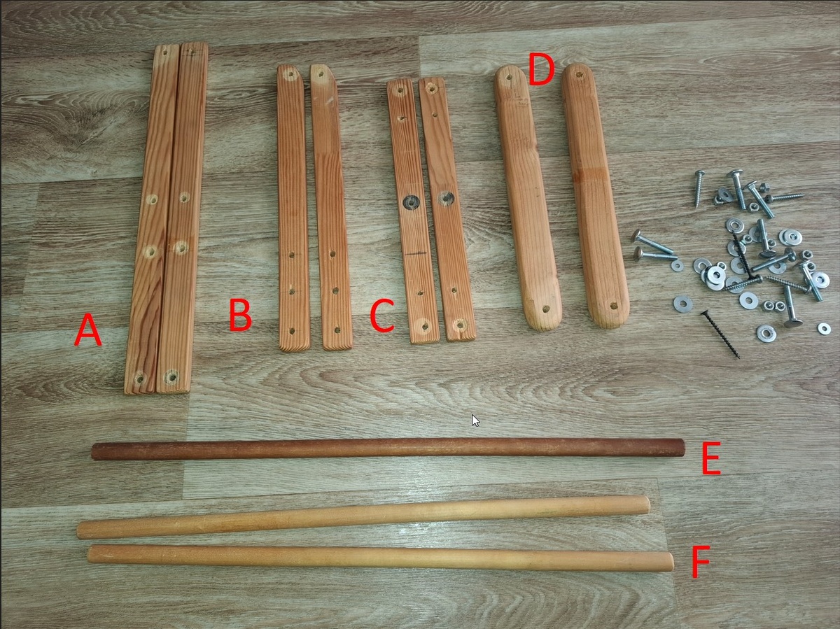 Разобранный станок