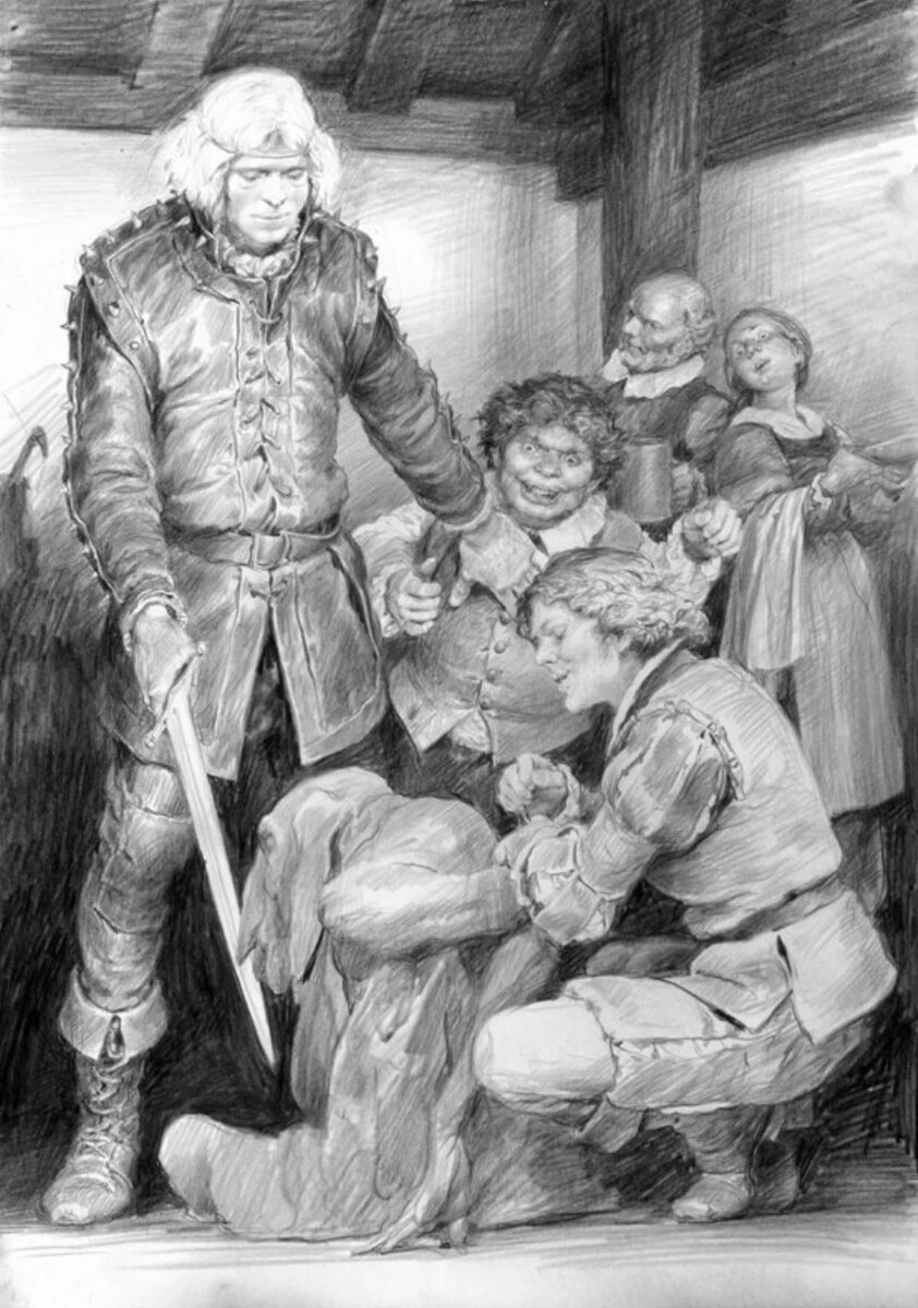 Дуду пойман. Иллюстрация Дениса Гордеева.