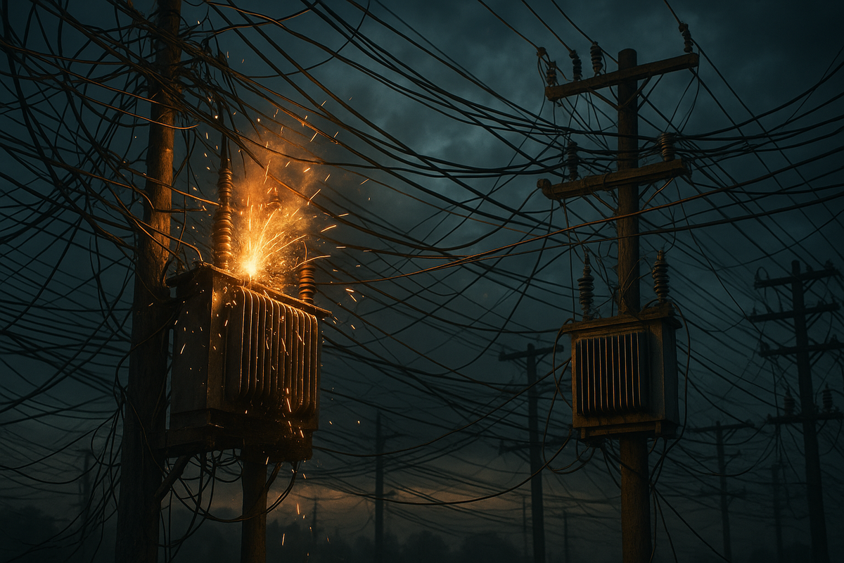 Причина №4: Не хватает электричества