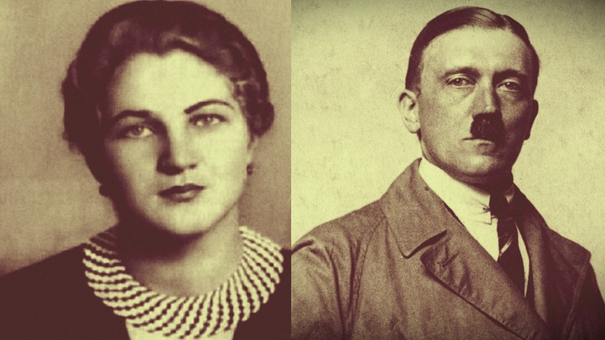 Паула и Адольф Гитлер. Изображение взято с Яндекс картинок.