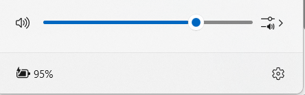 Громкость отражается корректно, но звук на уровне 35% остановился и не повышается