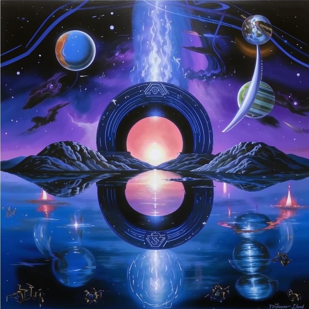Врата в новое измерение. Сатурн в Рыбах открывает путь к внутреннему очищению, прощению и силе души. Миры сливаются, границы растворяются.