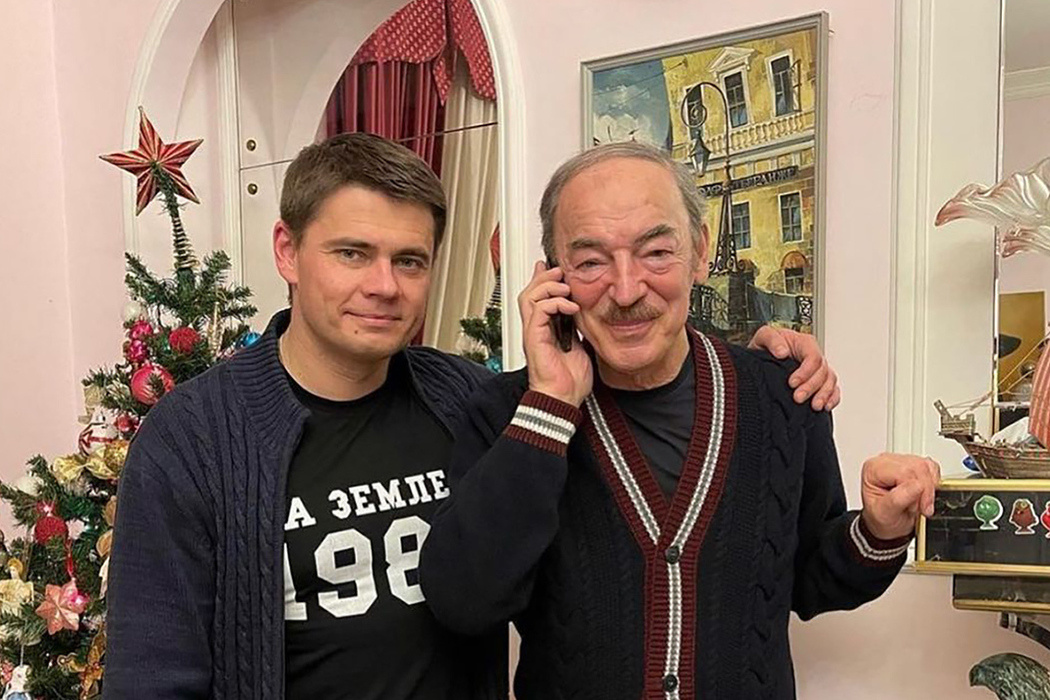 Михаил Боярский с сыном