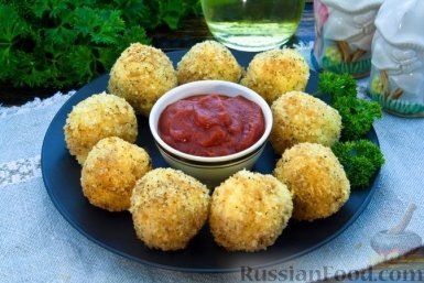 Хрустящие снаружи, нежные внутри: домашние крокеты с ветчиной  📷
