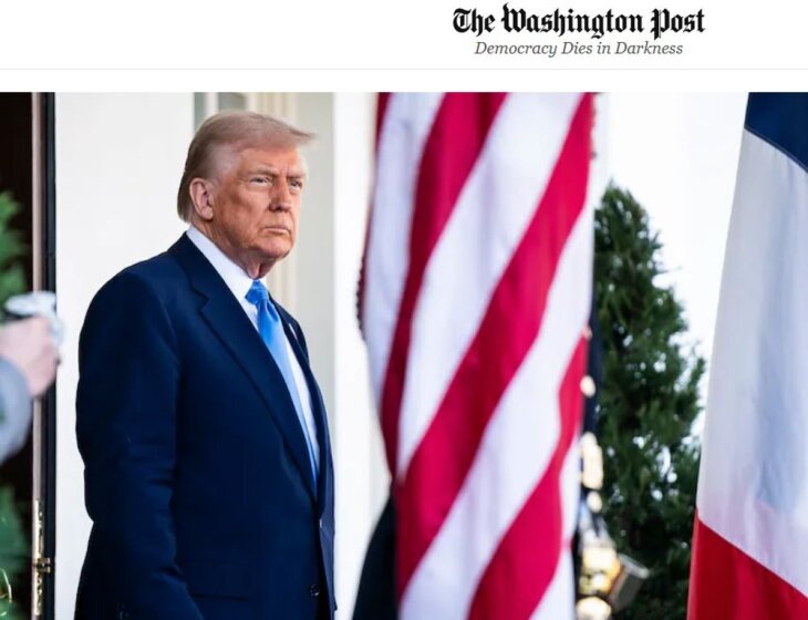     Скриншот статьи с сайта washingtonpost.com.