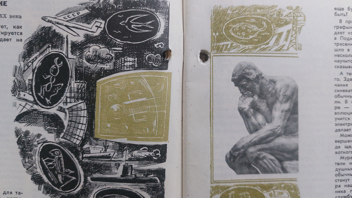 Мыслитель задумался, чему бы научиться у дуба и берёзы