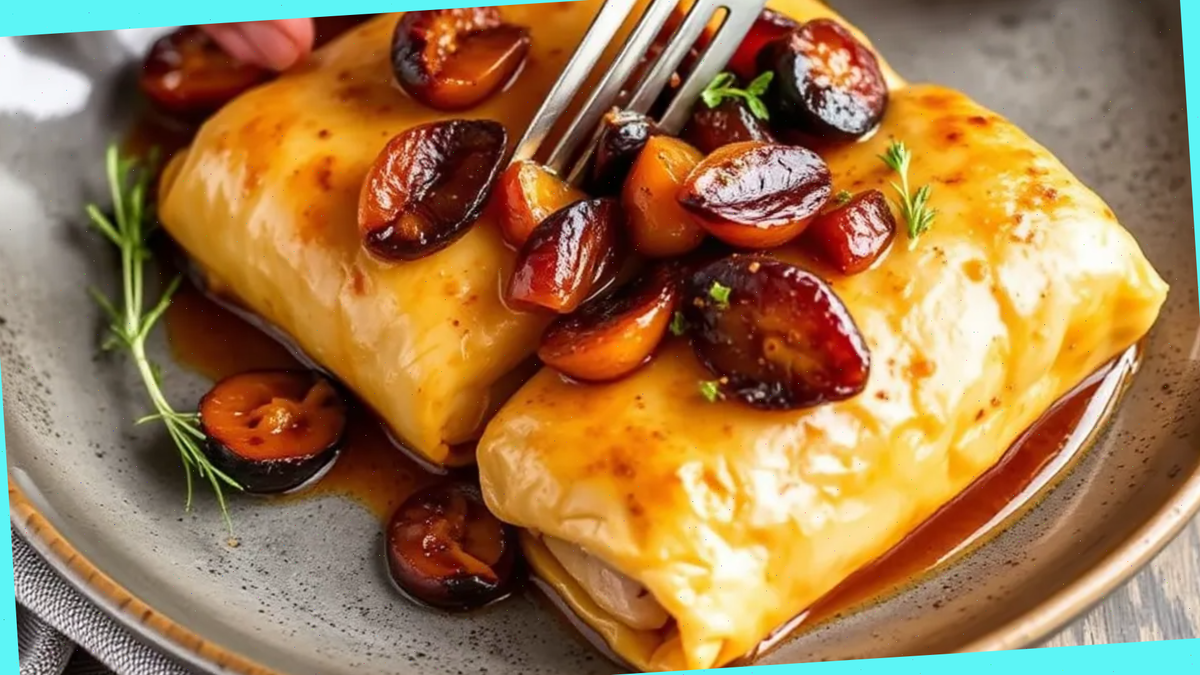 Как приготовить куриный рулет с черносливом
