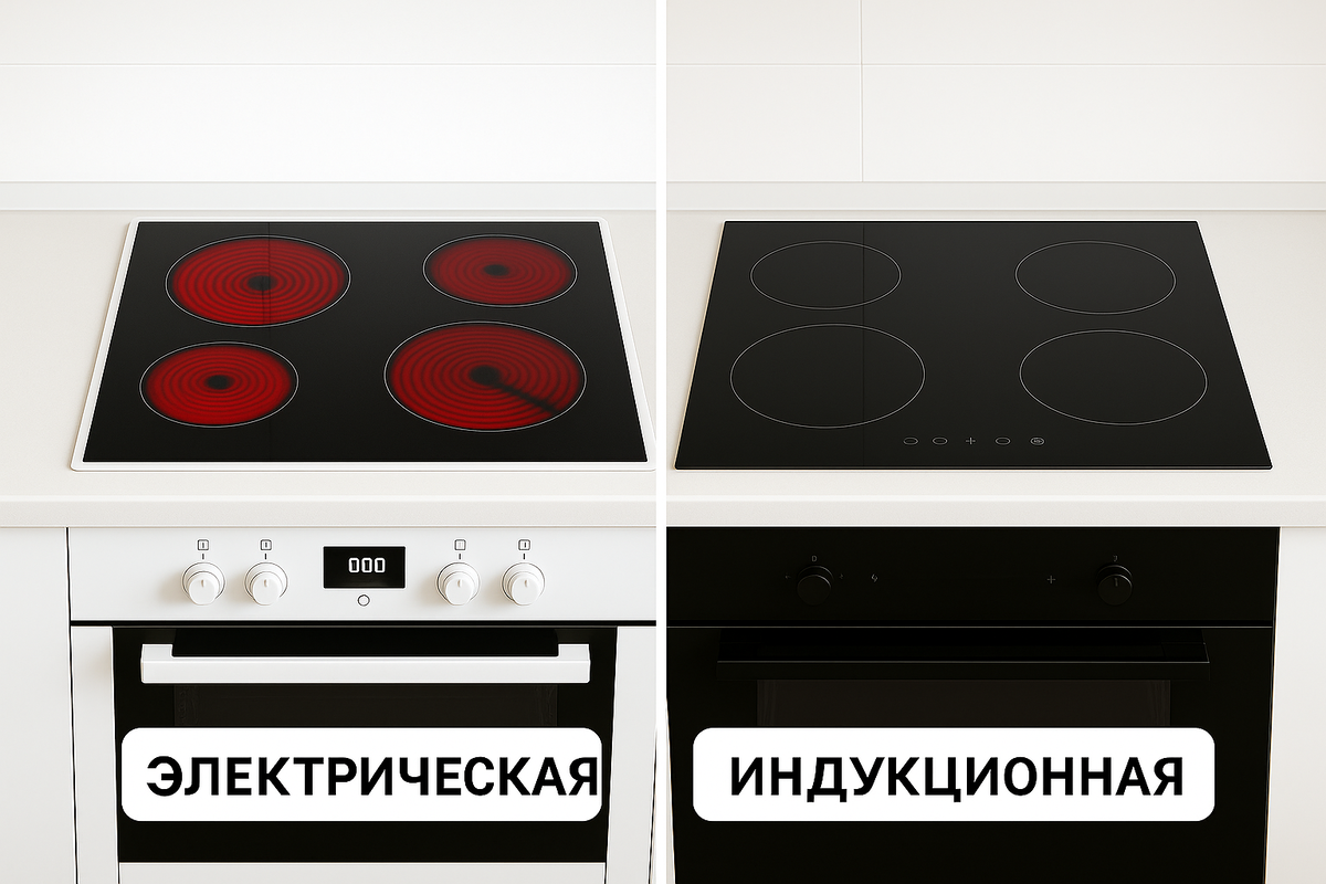 “электрическая” и “индукционная”