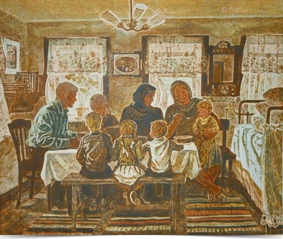 Воробьева Ирина Николаевна. Богатая семья. 1983 г.