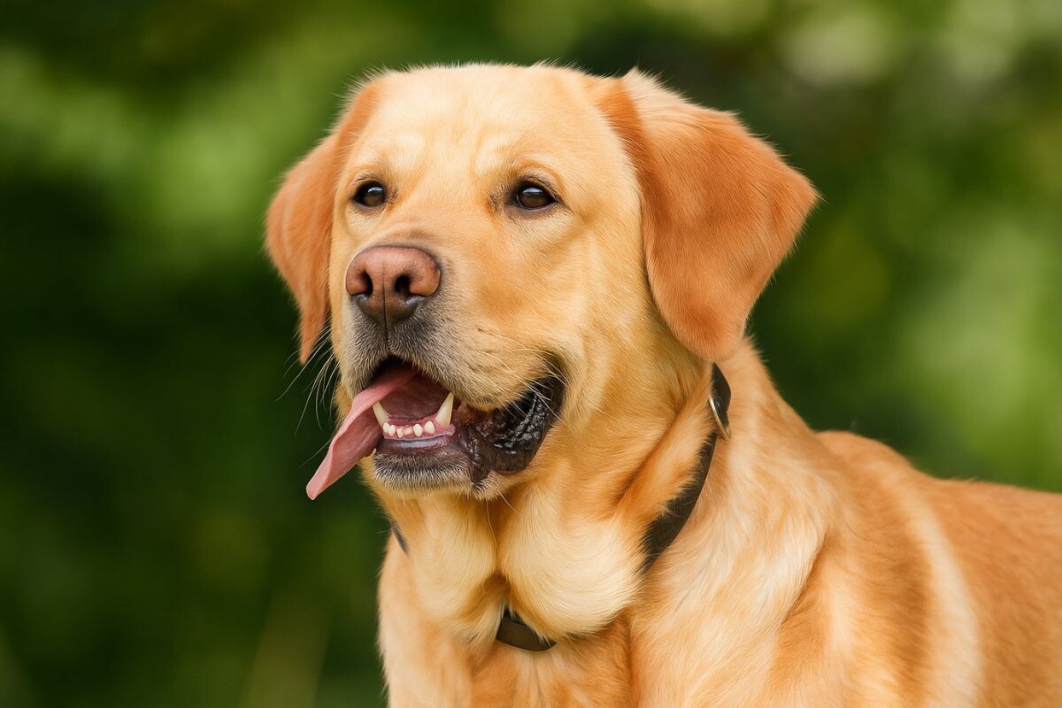 Светлый нос у собаки 