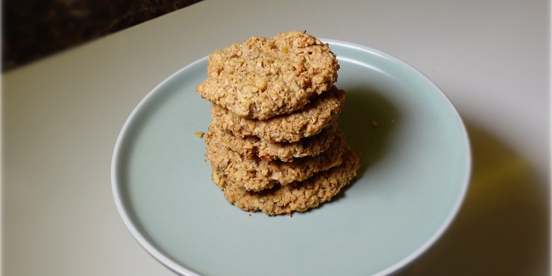 Яблочное Печенье! БЕЗ ЯИЦ! БЕЗ БЕЛОЙ МУКИ! БЕЗ САХАРА! Простой и вкусный #рецепт