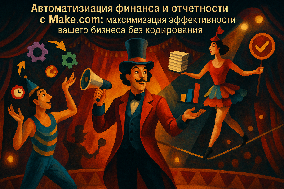 Автоматизация финансовых процессов и отчетности с Make.com